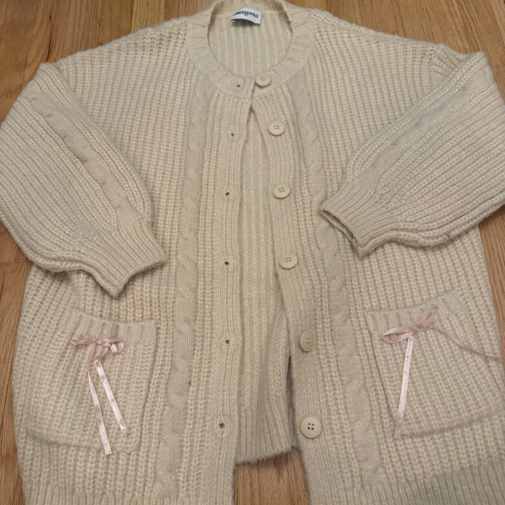 Princess Polly bow cardigan